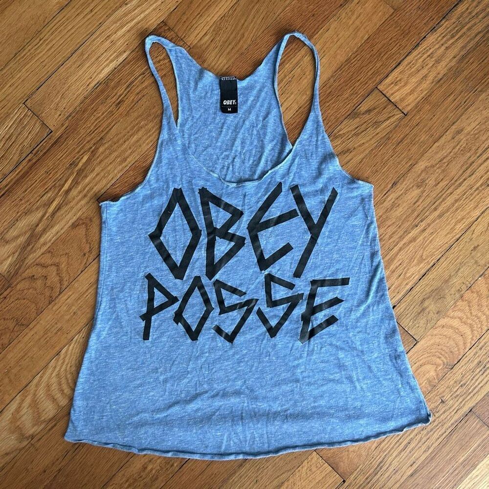 Obey Blue Tank Top